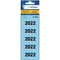 HERMA Inhaltsschilder 2022 blau selbstklebend   Packung 100 Schilder