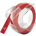 DYMO Prägeband 9mmx3m sk rot Kunststoff glänzend für Omega & Junior