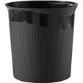 Papierkorb 13 Liter schwarz Re-LOOP 100% Recyclingkunststoff