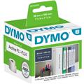 Dymo Etikett-Ordner 190x38mm weiß permanent        Rolle 110 Etiketten