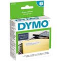 Dymo Etikett-Rücksende 25x54mm weiß permanent        Rolle 500 Etiketten