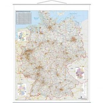Franken Kartentafel Straßenkarte KAM300 137x97cm (1:750.000)