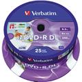 DVD+R DL 240Min/8.5GB/8x 25er-Spind. DoubleLayer. kratzfest      Verbatim
