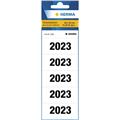 HERMA Jahresschilder 2023 weiß selbstklebend   Packung 100 Schilder