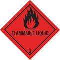 DR-Label Versandetikett DR653S1010 Kl.3 Flammable 100x100mm 500St.