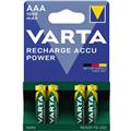 Varta Akku AAA/Micro 1.2V/1000mAH HR03 Ready to use       Pack 4 Stück