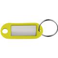 Schlüsselanhänger gelb mit Schild und Ring ALCO           10 St./Pack.