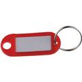 Schlüsselanhänger rot mit Schild und Ring ALCO           10 St./Pack.