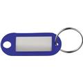 Schlüsselanhänger d-blau mit Schild und Ring ALCO           10 St./Pack.