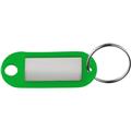 Schlüsselanhänger d-grün mit Schild und Ring ALCO           10 St./Pack.
