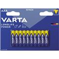 Varta Batterien Micro AAA 1.5V LR03 LongLife            Packung 10 Stück