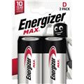 Energizer Batterien Mono/D 1.5V LR20 Max Alkali-Mangan        2 St./Pack.