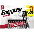 Energizer Batterie Micro AAA Max Alkaline LR03 1.5V   Packung 8 Stück