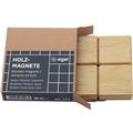 SIGEL Magnet BA211 Holz 33x33x9mm 4 St./Pack.