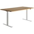 TOPSTAR Schreibtisch E-Table TTS16080WB 160x80cm weiß/buche