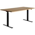 TOPSTAR Schreibtisch E-Table TTS16080SB 160x80cm schwarz/buche