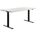 TOPSTAR Schreibtisch E-Table TTS16080SW 160x80cm schwarz/weiß