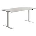 TOPSTAR Schreibtisch E-Table TTS16080WW 160x80cm weiß/weiß