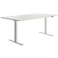 TOPSTAR Schreibtisch E-Table TTS18080WW 180x80cm weiß/weiß