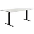 TOPSTAR Schreibtisch E-Table TTS18080SW 180x80cm schwarz/weiß