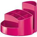 Köcher pink New Colours Kunststoff RONDO rund mit 9 Fächern