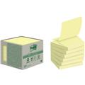 Z-Notes-Haftnotizen Mini-Tow.76x76mm 100Bl/Block-6erPack-Recycling gelb