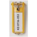 Schlüsselanhänger gelb Key Clip Kunststoff Durable   Pack 6 Anhänger