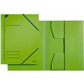 Eckspanner grün A4 Karton/Pappe 3 Jurisklappen