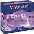 DVD+R DL 240Min/8.5GB/8x 5er-Jewel Case.DoubleLayer. kratzfest Verbatim
