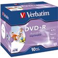 DVD+R 120Min/4.7GB/16x InkJet 10erJewelcase Data LifePlus     Verbatim