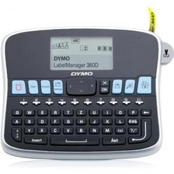 Dymo Beschriftungsgerät LM360D schwarz/grau für Bänder 6/9/12/19mm