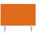 Magnetoplan Tischtrennwand 80x50cm orange Variopin Whiteboard