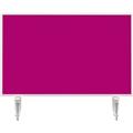 Magnetoplan Tischtrennwand 80x50cm pink VarioPin Whiteboard
