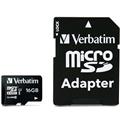 Verbatim Speicherkarte microSDHC Class 10 16GB + Adapter