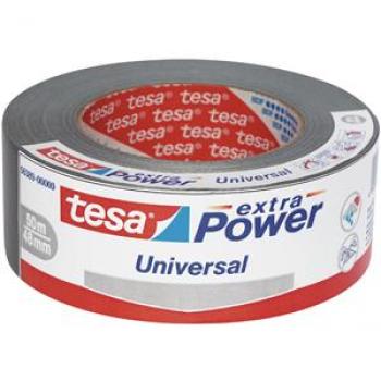Tesa Gewebeband silber 50mmx50m extra Power Industrierolle