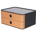 HAN Schubladenbox braun SMART-BOX PLUS ALLISON 2 Schubladen