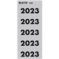 Leitz Inhaltsschilder 2023 grau selbstklebend           100 St./Pack