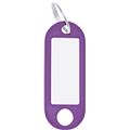 Schlüsselanhänger violett mit Schild mit Ring 18mm      Packung 100 Stück