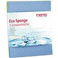 memo Schwammtuch Eco Sponge sortiert Packung 5 Stück