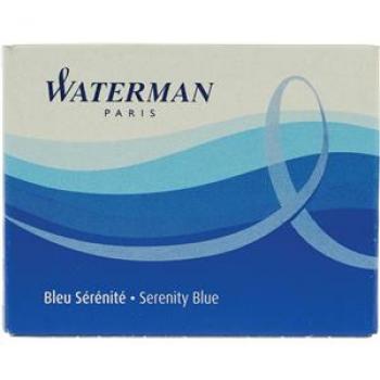 Waterman Tintenpatronen floridablau Packung 8 Patronen