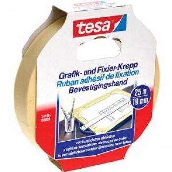 Tesa Kreppband 19mmx25m Abdeckband Grafik- und Fixierkrepp