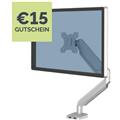 Monitorschwenkarm silber Tischklemme für 1 Monitor 32'' Platinum Fellowes