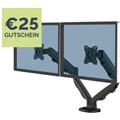 Monitorschwenkarm schwarz Tischklem. für 2 Monitore 39'' Eppa Fellowes