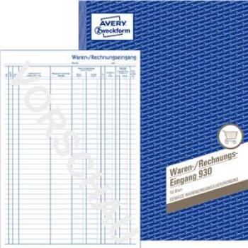 Rechnungs-/Wareneingangsbuch A4/50Bl