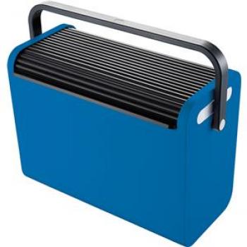 Mobilbox m. Rolloverschluss blau/ schwarz, für ca. 25 Hängemappen