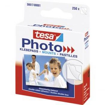 Tesa Fotoklebepads weiß doppelseitig Packung 250 Pads