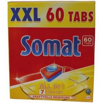 Somat Spülmaschinentabs 7 All in 1 Packung 60 Stück