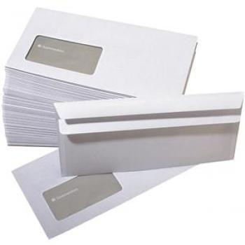 Briefhüllen DL mF/sk weiß 75g 1.000 St./Pack.