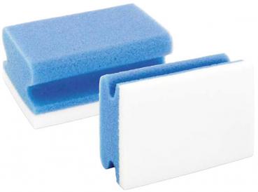 Schreibtafel-Schwamm X-Wipe blau 7x4,5x9,5cm Packung 2 Stück