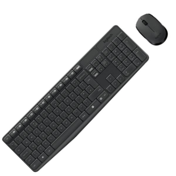 Logitech Tastatur-Maus-Set MK235 grau
